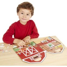 Melissa&Doug Melissa & Doug Tekrar Kullanılablen Çiftlik Kabartmalı Çıkartma