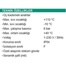 Taifu Roza Grs 25/8-180 Üç Hızlı Sıcak Su Sirkülasyon Pompası / Kombi-Kazan-Boyler-Kalorifer