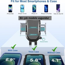 Hobimtek Att-38 Otomatik Klipsli Araba Telefon Tutucu Ayarlanabilir Cam ve Torpido Için Tutucu