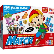 Zeno Toys Zenotoys Zeno Toys Match 2 In1 Eşleştirme-Eşini Bulma Oyunu