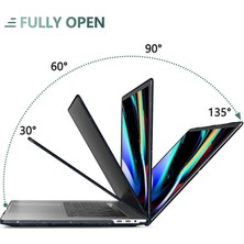 Nezih Case Macbook Pro 13 M2 2022 A2686 Uyumlu Simli Star Parlak Kapak 360° Koruma Kılıf