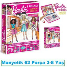 Barbie Fashionistas Manyetik Kıyafet Giydirme Oyunu 62 Parça