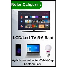 N&d Lighting Bağ Evi Karavan Tv+Aydınlatma Solar Paket 1,2kwp