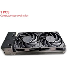 Dolity Soğutma Kılıf Fan 12 cm / 120MM 4-Pin Düşük Gürültü Sessiz Kılıf Fan Pc Bilgisayar Siyah Için (Yurt Dışından)