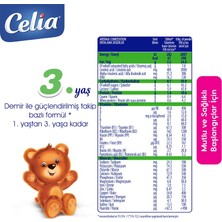 Celia Nutrition 3 Devam Sütü 400 gr - 1-3 Yaş