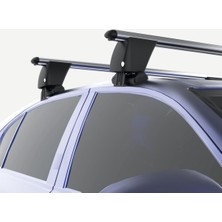 Cross Oto Aksesuarları Subaru Impreza ile Uyumlu Kilitli Model Oluksuz Tip Ara Atkı - Taşıyıcı - Tavan Barı