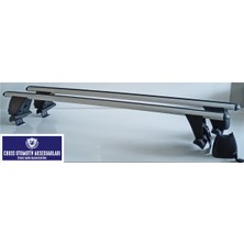 Cross Oto Aksesuarları Fiat 500L ile Uyumlu Kilitli Model Oluksuz Tip Ara Atkı - Taşıyıcı - Tavan Barı