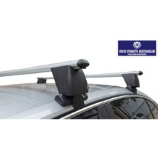 Cross Oto Aksesuarları Toyota Auris ile Uyumlu Kilitli Model Oluksuz Tip Ara Atkı - Taşıyıcı - Tavan Barı