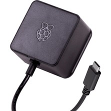 Raspberry Pi 4 Usb-C Adaptör Güç Kaynağı 5.1V 3A Türkiye Uyumlu Fiş