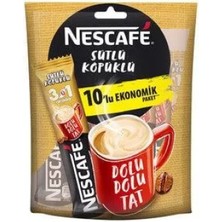 Nescafe 3’ü 1 Arada Sütlü Köpüklü 10’lu