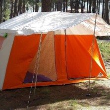 Uludağ Çadır Zeycamping  14M2 Iki Oda Suni Deri Aile Kamp orman şantiye barınak  Çadırı