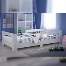 Tulip Life Tuliplife TLP119S Montessori Karyola Beyaz 90X190 Yatak Uyumlu Genç Yatağı Yatak