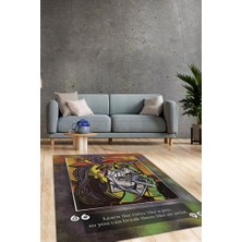 Homshtag Ağlayan Kadın Picasso Dokuma Tabanlı Yıkanabilir Kaymaz Sanat Sever Halısı