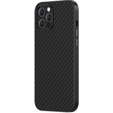 Apple iPhone 12 Pro Max Kılıf Karbon Fiber Benks Hybrid Kevlar Kapak