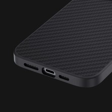 Apple iPhone 12 Pro Max Kılıf Karbon Fiber Benks Hybrid Kevlar Kapak