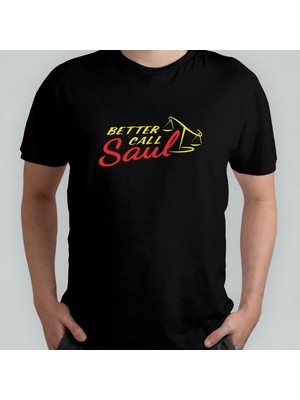 Pixxa Better Call Saul Pamuklu Bisiklet Yaka T-Shirt Model 1