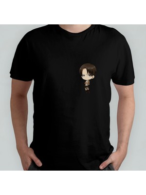Pixxa Attack On Titan Pamuklu Bisiklet Yaka T-Shirt Model 5