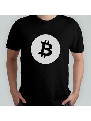 Pixxa Kripto Para Cryptocurrency Pamuklu Bisiklet Yaka T-Shirt Model 2