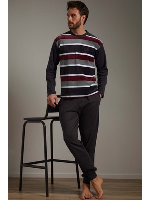 Ayyıldız 55264 Erkek Gri Pijama Takımı