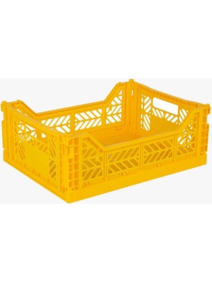 Aykasa 403014 Midibox Yellow Katlanabilir Kasa