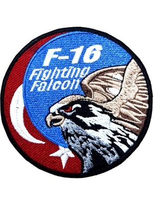 Seyhan Askeri Malzeme F16 Fighting Falcon Askeri Patch Yama Havacı Peç- Peç