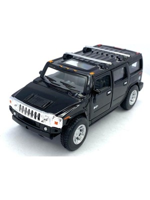 Kinsmart 2008 Hummer H2 Suv - Çek Bırak 5ınch. Lisanslı Model Araba, Oyuncak Araba 1:40