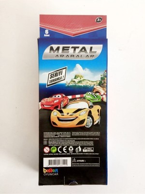 Beren Oyuncak 6lı Metal Araba