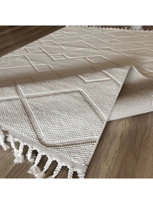 Hoom Rugs Carina 8312 C Beyaz Iskandinav Modern Halı