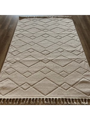 Hoom Rugs Carina 8312 C Beyaz Iskandinav Modern Halı