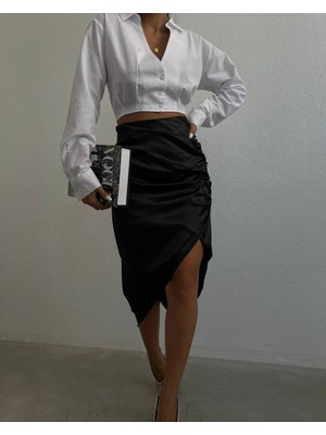 Aleksandrit Butik Elegant Woman Black Skirt