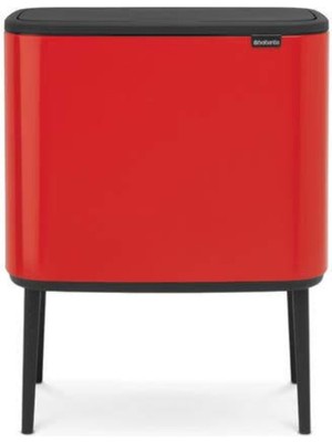 Brabantia Özel Kırmızı Çöp Kutusu 36 Litre Evrekala