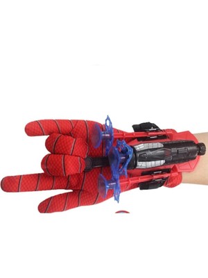 Muhtelif Spiderman Ağ Atan Eldiven Set Ok Atan Örümcek Adam Eldiveni