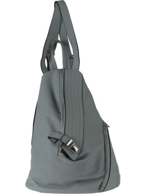 Bueno Shoes Turkuaz Flotter Deri Kadın Sırt Çantası