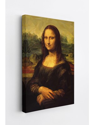 Lila Fil Lilafil Mona Lisa Leonardo Da Vinci Tablosu Dekoratif Kanvas Duvar Tablosu