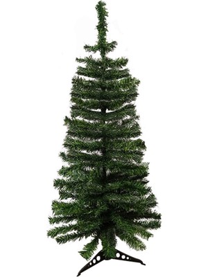 Coverzone Yılbaşı Çam Ağacı 60/110 cm Happy New Christmas Ev Tipi Yılbaşı Süsü Plastik