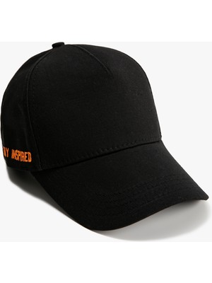 Koton Basic Kep Şapka Slogan İşlemeli