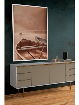 Özcanlar Çerçeve Çerçeveli  Tablo Modern Sanatsal Çerçeveler Dekorasyon  Ev Dekoru Konsept Tekli Çerçeve