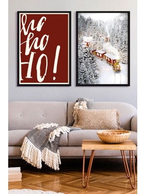 Özcanlar Çerçeve Çerçeveli Çoklu Tablo Çerçeveler Dekorasyon Ev Dekoru Konsept  Siyah Çerçeve