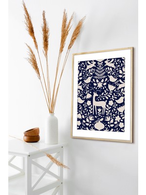 Özcanlar Çerçeve Çerçeveli  Yeni Yıl  Yılbaşı Noel  Ahşap Çerçeve Tekli Çerçeve