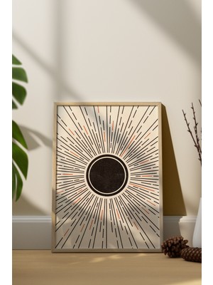 Özcanlar Çerçeve Ahşap Çerçeveli Tablo Dekorasyon Tekli Ham Ahşap Çerçeve Eskitme Ahşap Dekoru Oturma Odası Dekoru