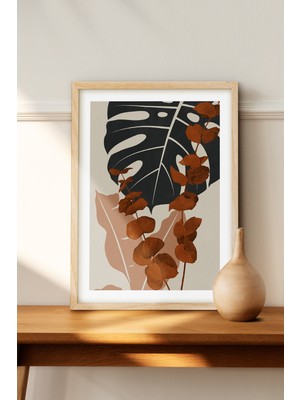 Özcanlar Çerçeve Çerçeveli Tablo Dekorasyon Ev Dekoru Konsept  Hediyelik Modern Tekli Ahşap Çerçeve