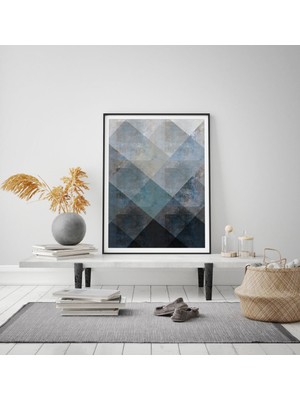 Özcanlar Çerçeve Çerçeveli  Tablo Modern Sanatsal Çerçeveler Dekorasyon  Ev Dekoru Konsept Tekli Çerçeve