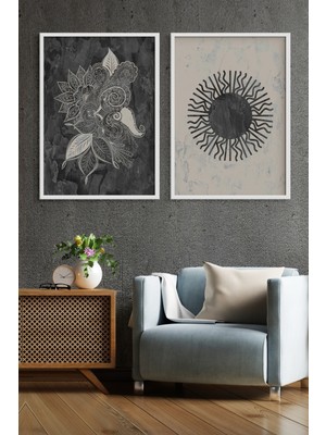 Özcanlar Çerçeve Çerçeveli Çoklu Tablo Çerçeveler Dekorasyon  Ev Dekoru Konsept Çerçeve