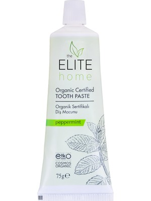 The Elite Home Organik Sertifikalı Diş Macunu Yetişkin 75 gr