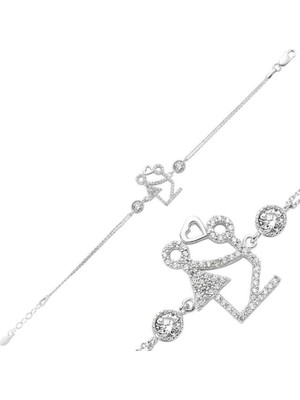 925 Gümüş Canım Sevgilim  925 Ayar Gümüş Bileklik