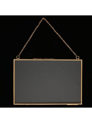 Salmoph 2 Taraflı Asılı Cam Ekran Çerçevesi Fotoğraf Resmi 18 x 13 cm. (Yurt Dışından)