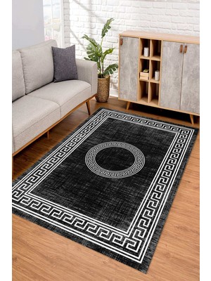 Napoli Home Dijital Kaymaz Taban Yıkanabilir Renkli Salon Halısı Mutfak Halısı Yolluk ND-SD-586