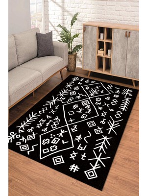 Napoli Home Dijital Kaymaz Taban Yıkanabilir Renkli Salon Halısı Mutfak Halısı Yolluk ND-SD-949