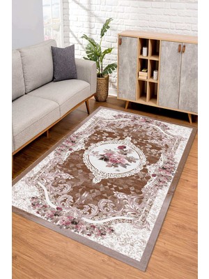 Dijital Kaymaz Taban Yıkanabilir Renkli Salon Halısı Mutfak Halısı Yolluk ND-SD-588