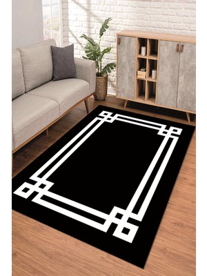 Napoli Home Dijital Kaymaz Taban Yıkanabilir Renkli Salon Halısı Mutfak Halısı Yolluk ND-SD-694